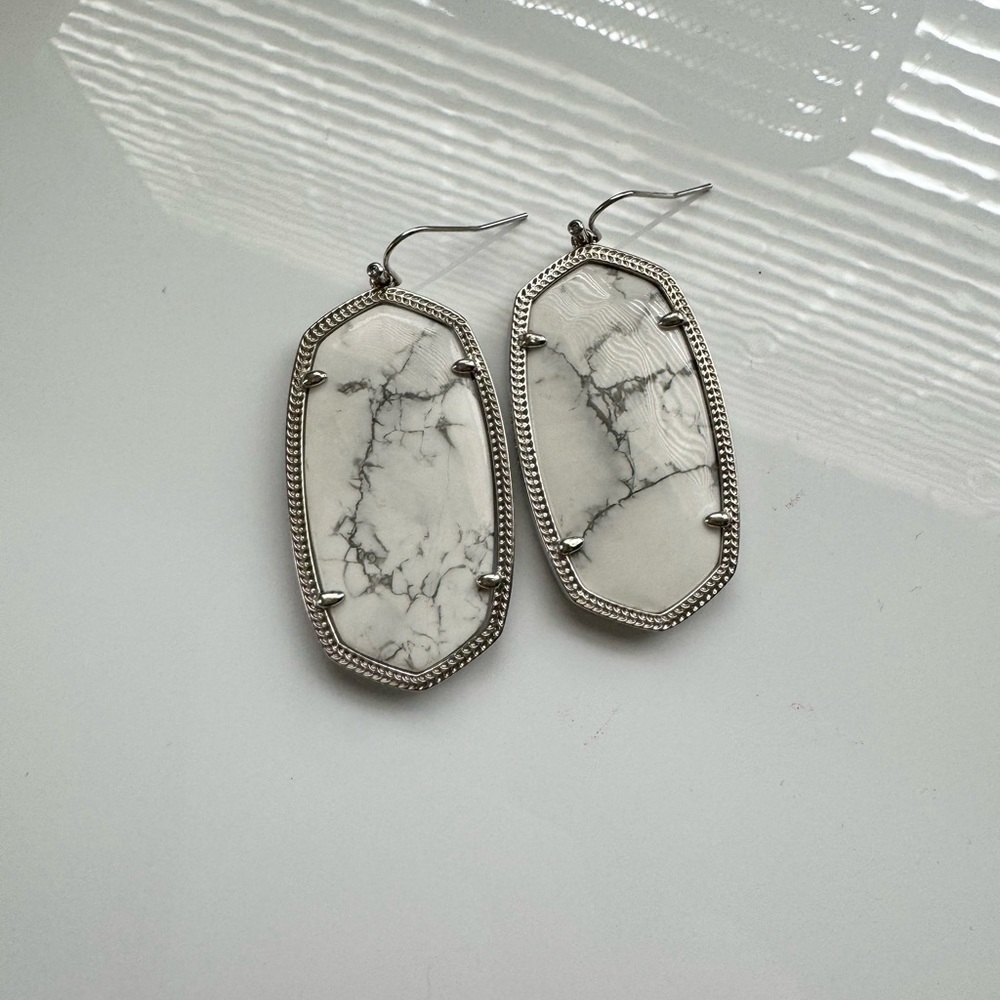 Kendra Scott Danielle White Howlite Earrings